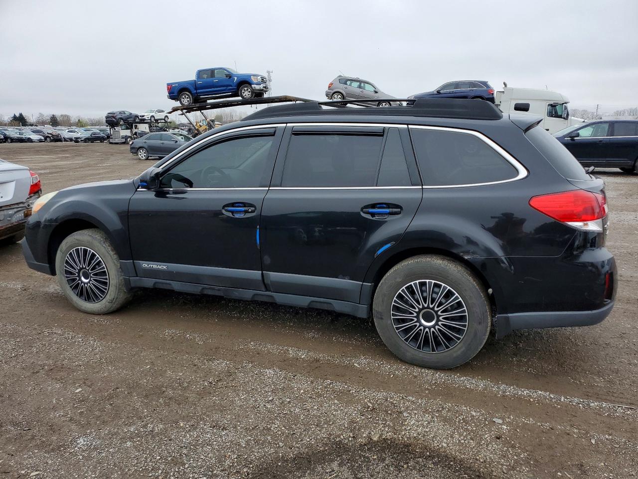 2013 Subaru Outback 2.5i Wagon Awd Black vin: 4S4BRGLC7D3247755