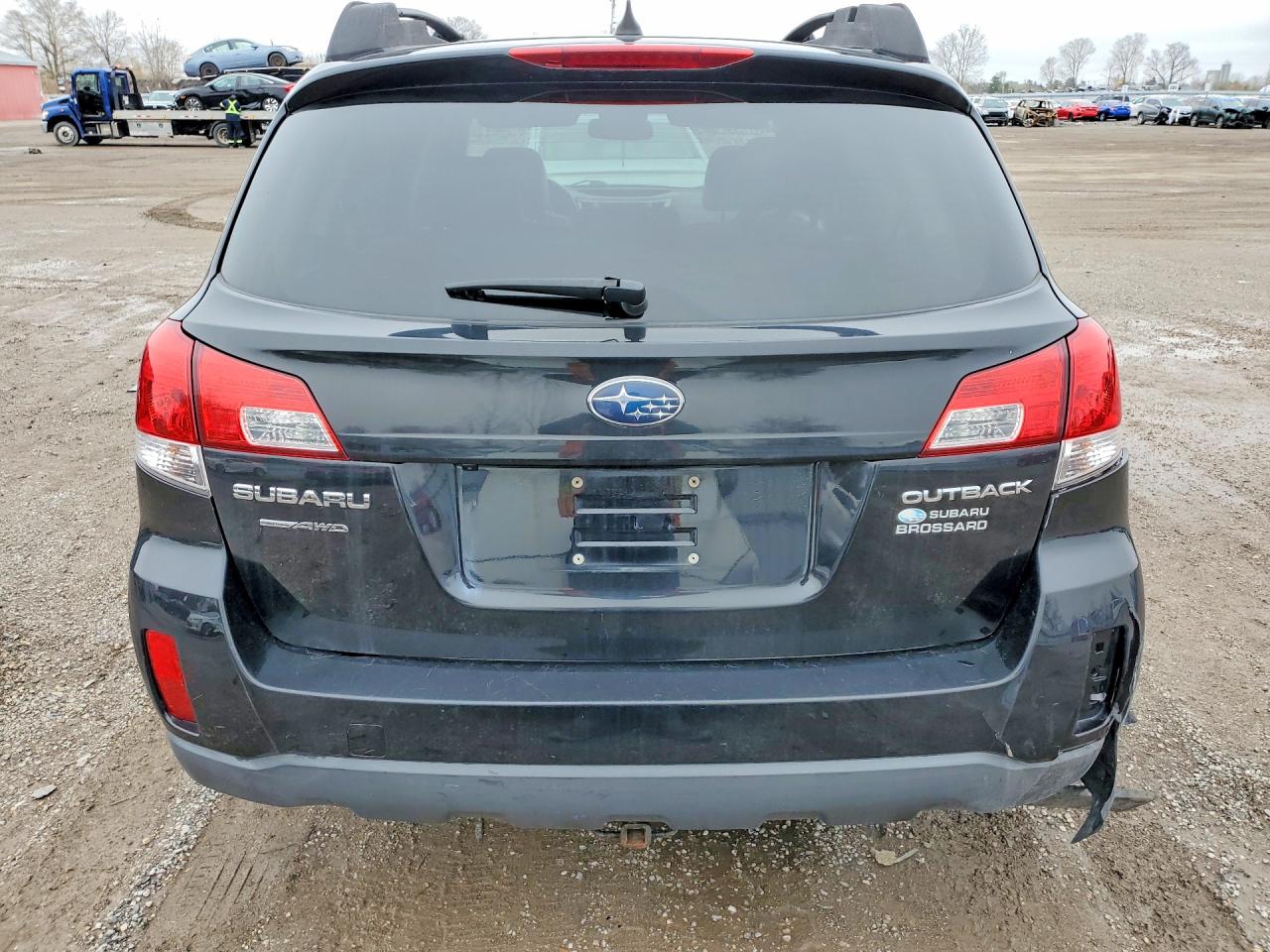 2013 Subaru Outback 2.5i Wagon Awd Black vin: 4S4BRGLC7D3247755