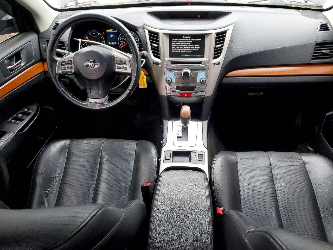 2013 Subaru Outback 2.5i Wagon Awd Black vin: 4S4BRGLC7D3247755