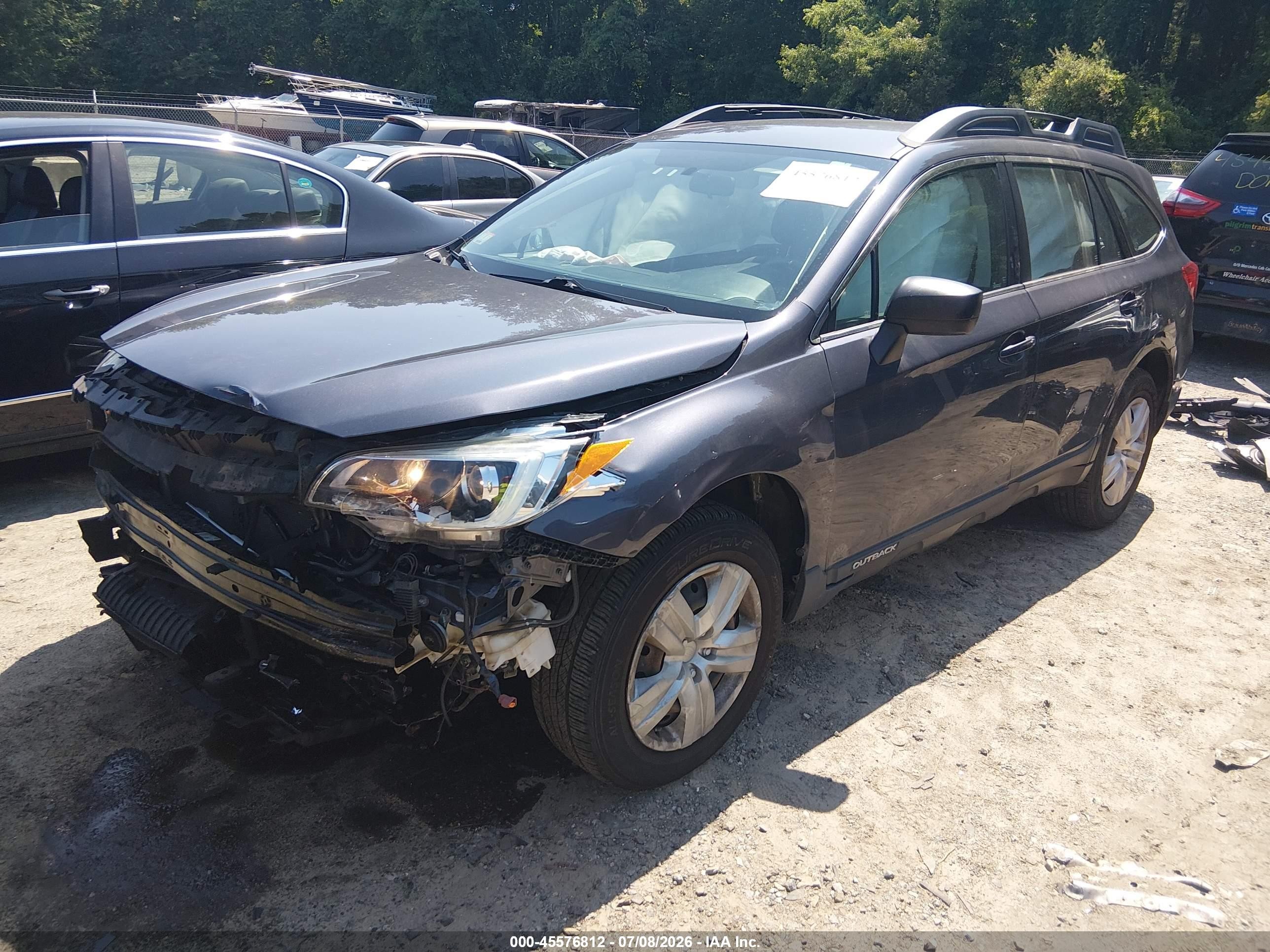 2015 Subaru Outback 2.5i Gray vin: 4S4BSAAC0F3332993