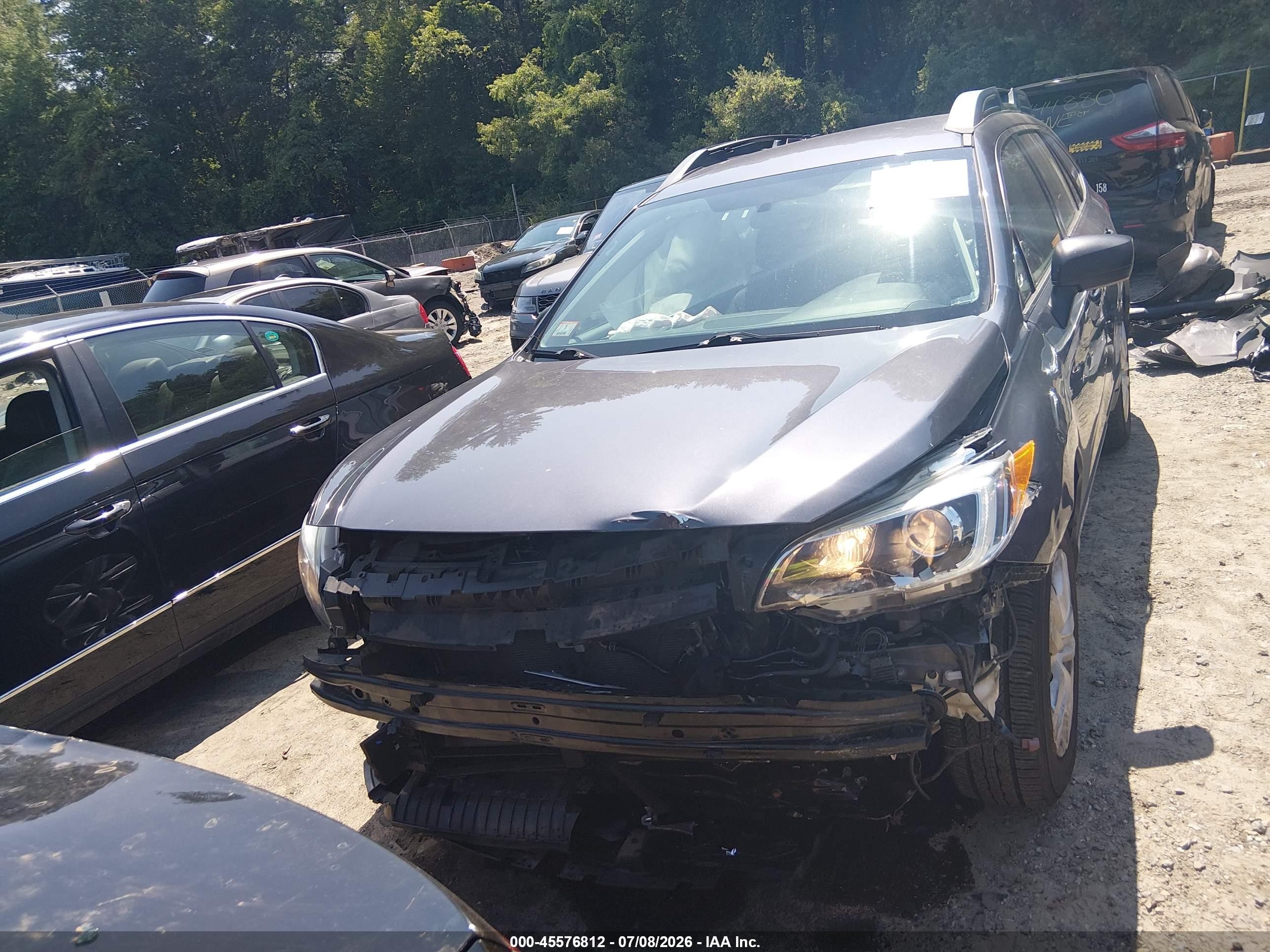 2015 Subaru Outback 2.5i Gray vin: 4S4BSAAC0F3332993
