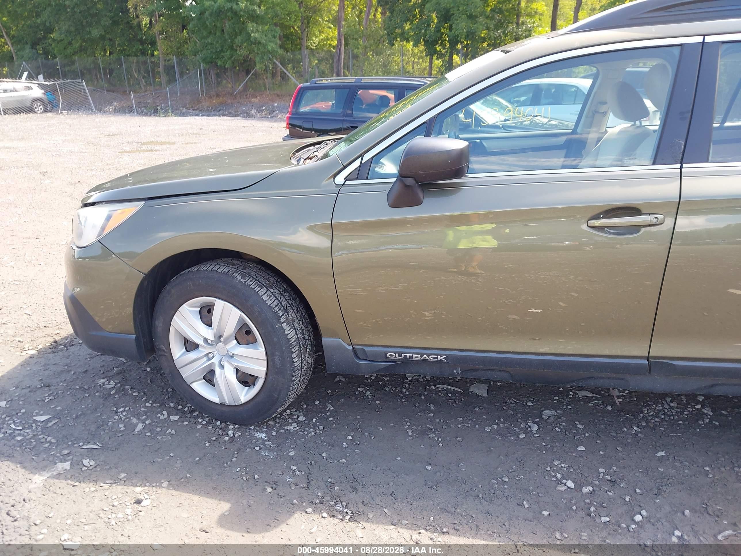 2015 Subaru Outback 2.5i Green vin: 4S4BSAAC2F3218204