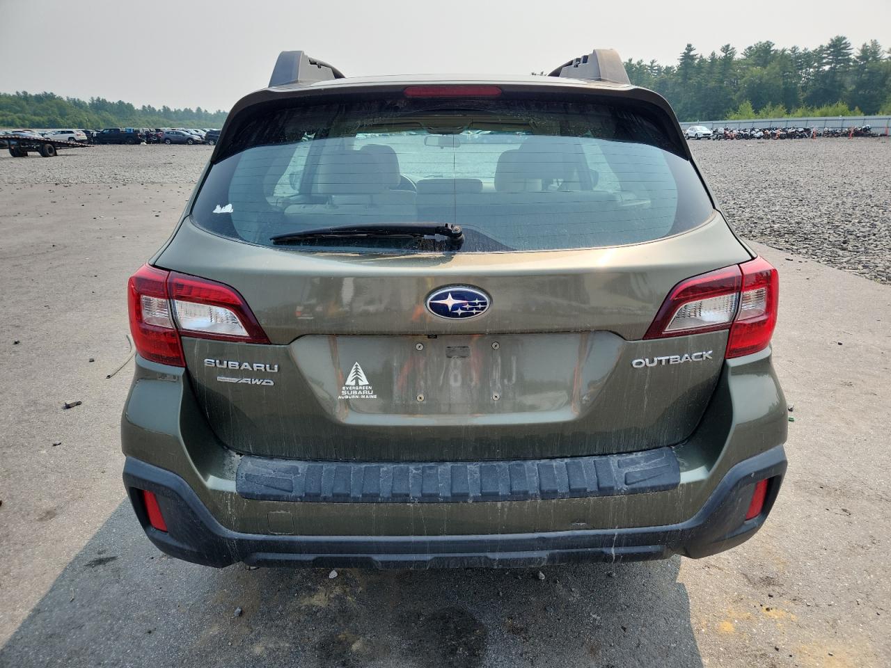 2018 Subaru Outback 2.5i Green vin: 4S4BSAAC7J3260862