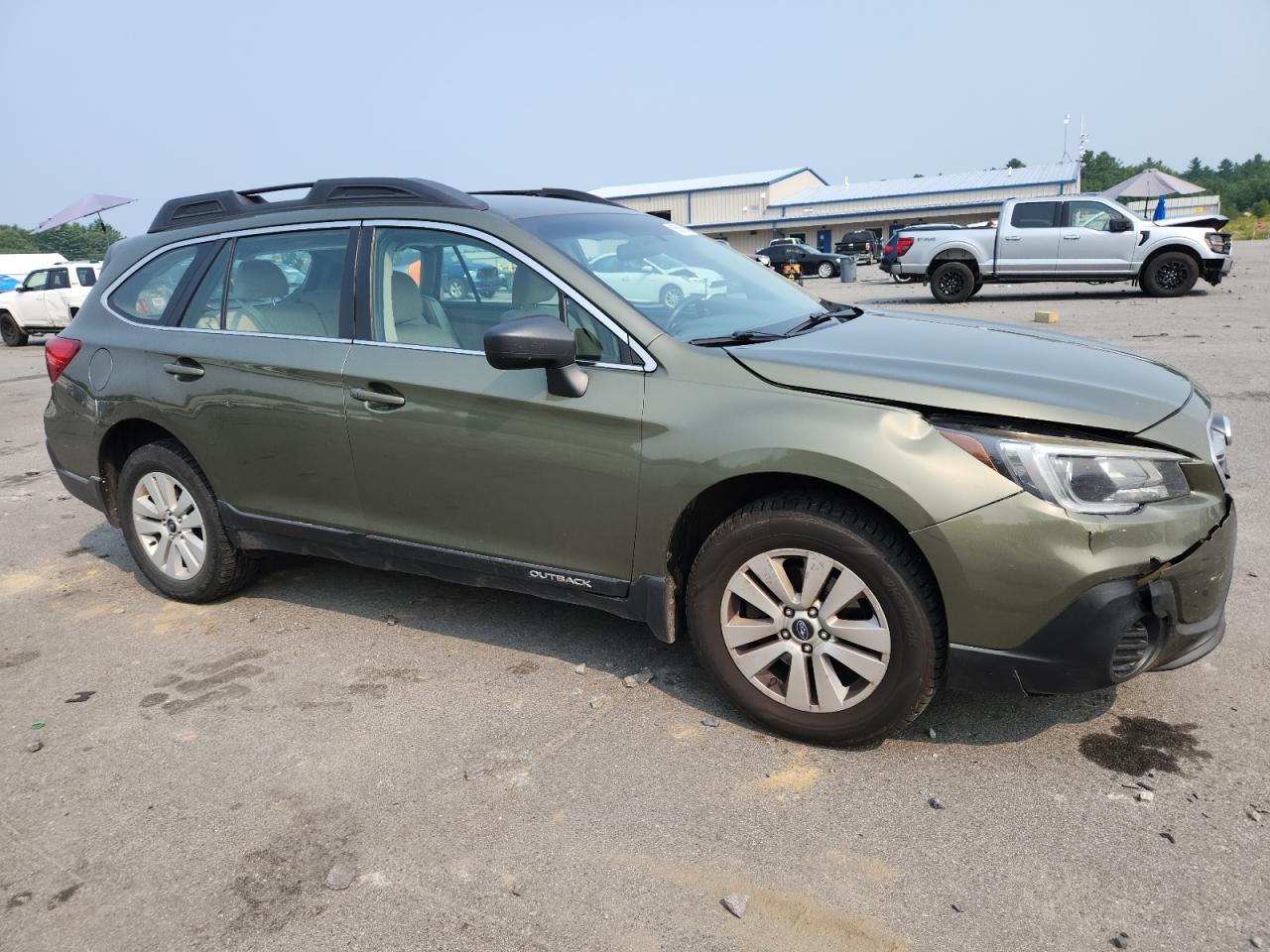 2018 Subaru Outback 2.5i Green vin: 4S4BSAAC7J3260862