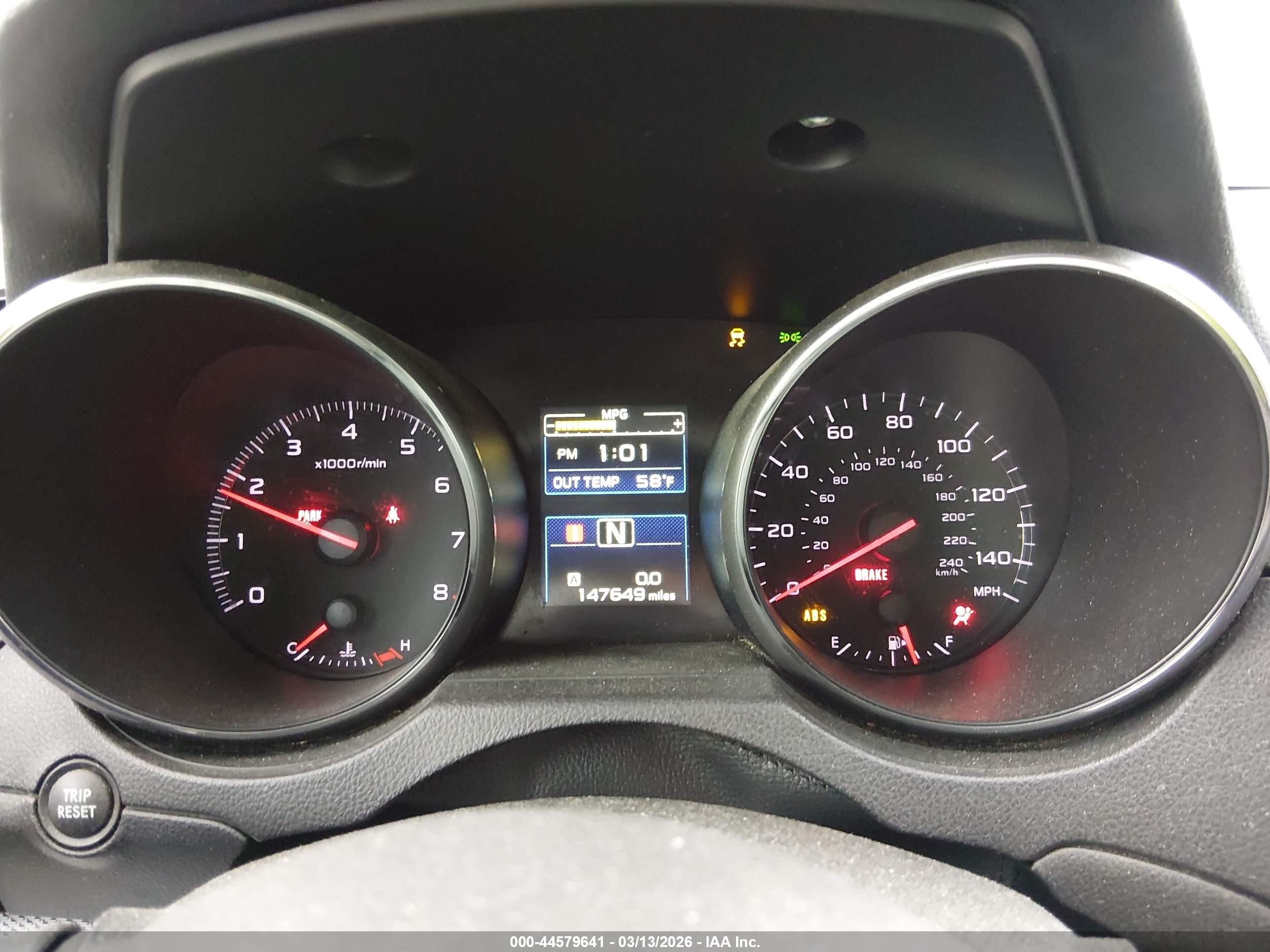 2018 Subaru Outback 2.5i Black vin: 4S4BSAAC7J3315262