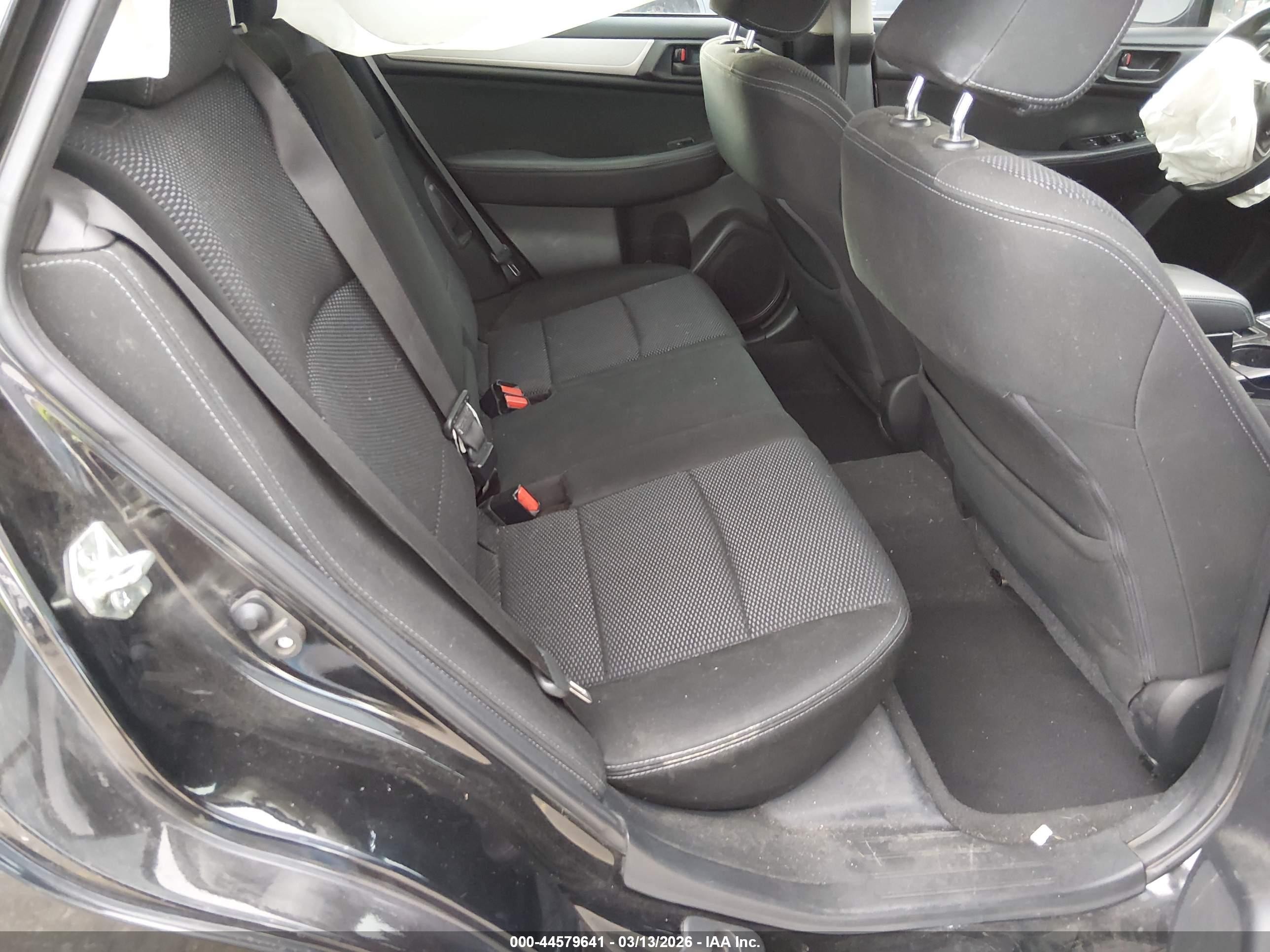 2018 Subaru Outback 2.5i Black vin: 4S4BSAAC7J3315262