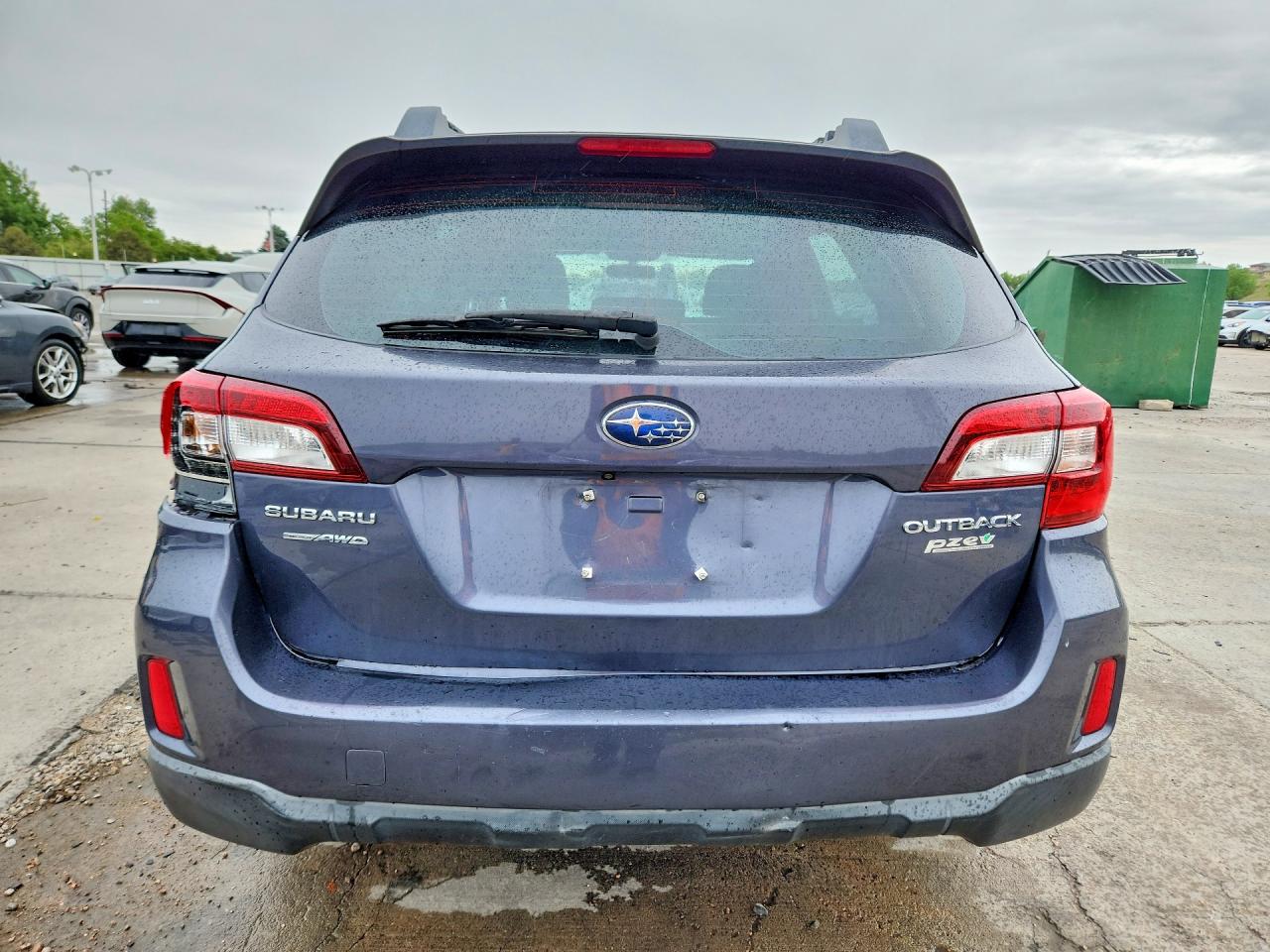 2015 Subaru Outback 2.5i Blue vin: 4S4BSAAC8F3352702