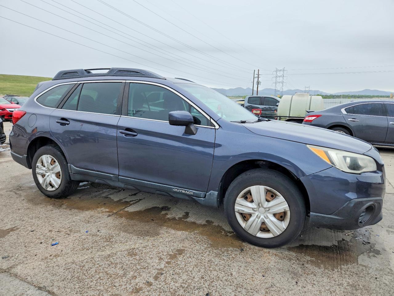 2015 Subaru Outback 2.5i Blue vin: 4S4BSAAC8F3352702