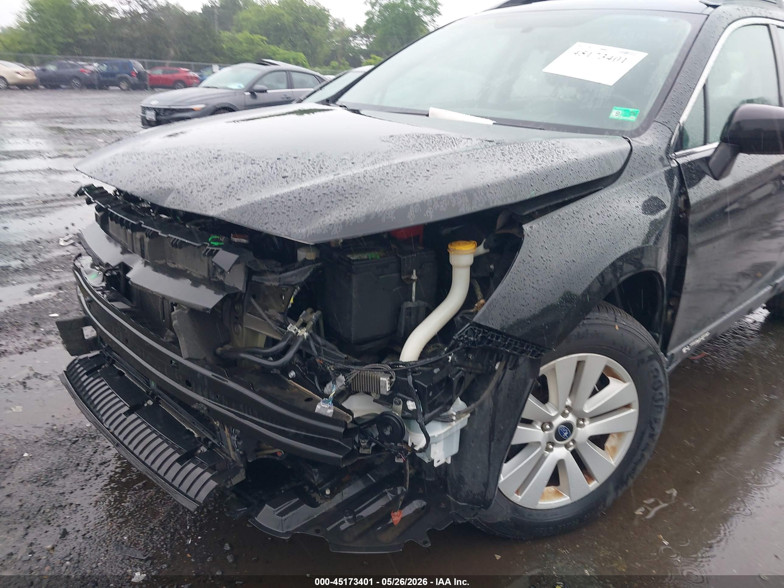 2017 Subaru Outback 2.5i Black vin: 4S4BSAAC9H3441276