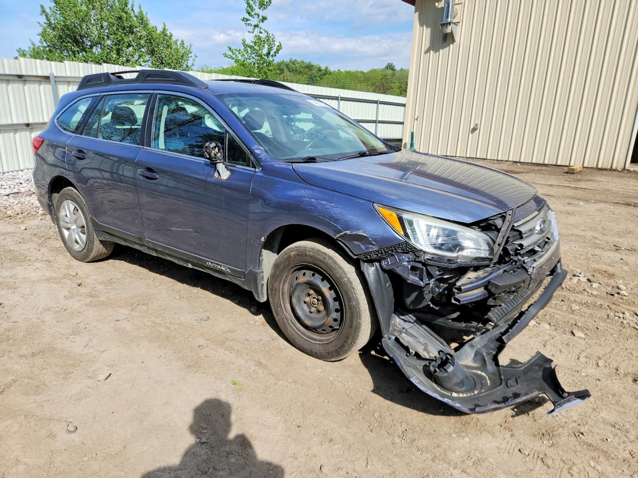 2015 Subaru Outback 2.5i Blue vin: 4S4BSAACXF3346707