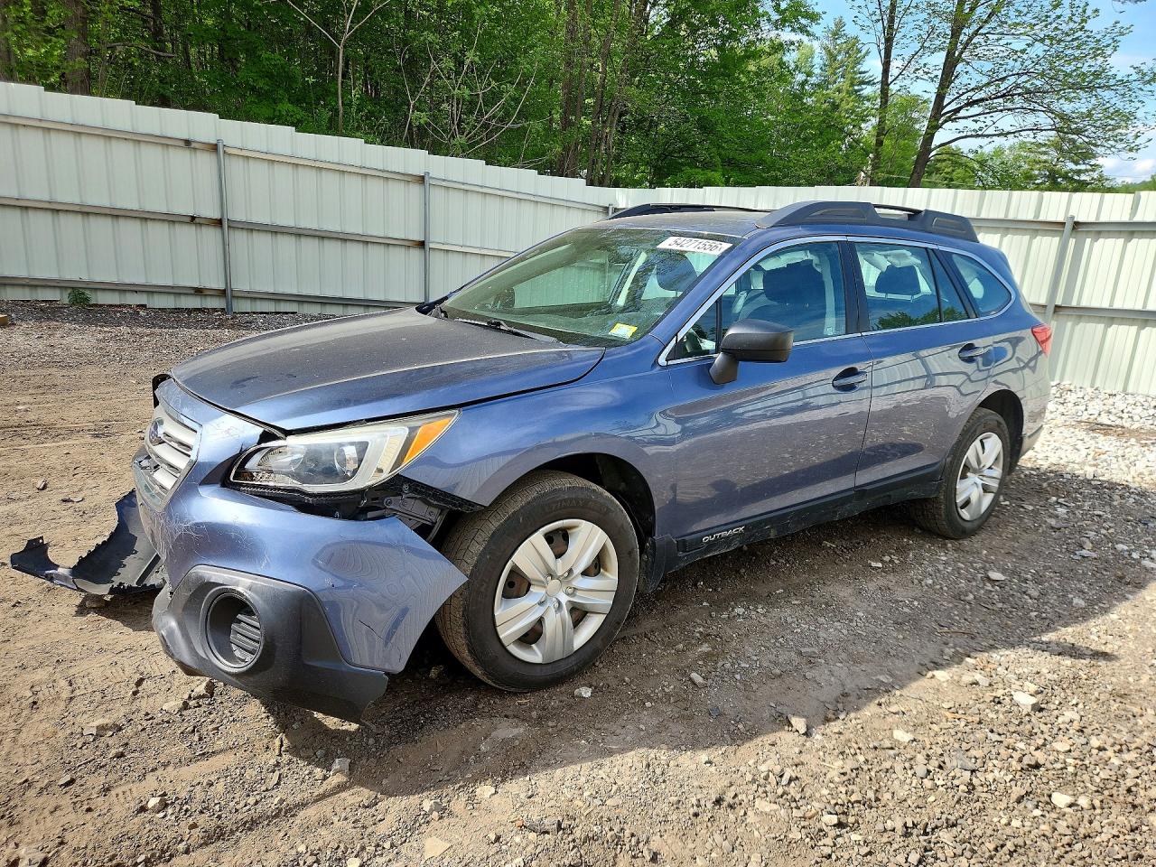 2015 Subaru Outback 2.5i Синий vin: 4S4BSAACXF3346707