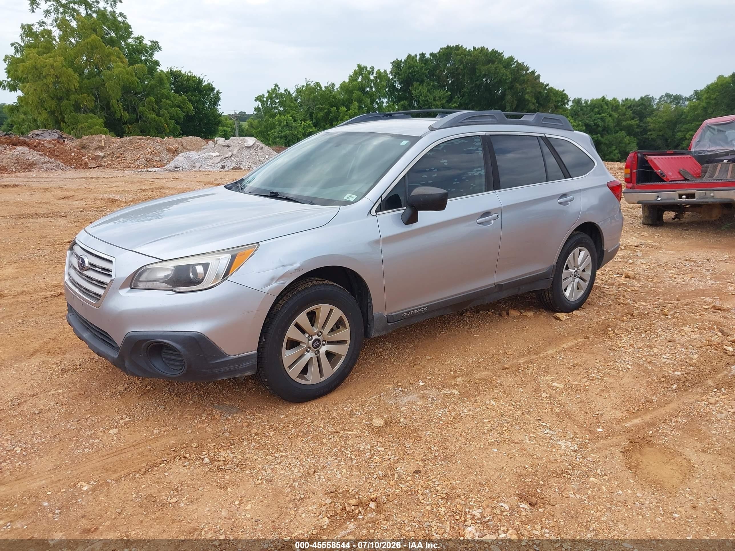 2017 Subaru Outback 2.5i Серебряный vin: 4S4BSAACXH3396543
