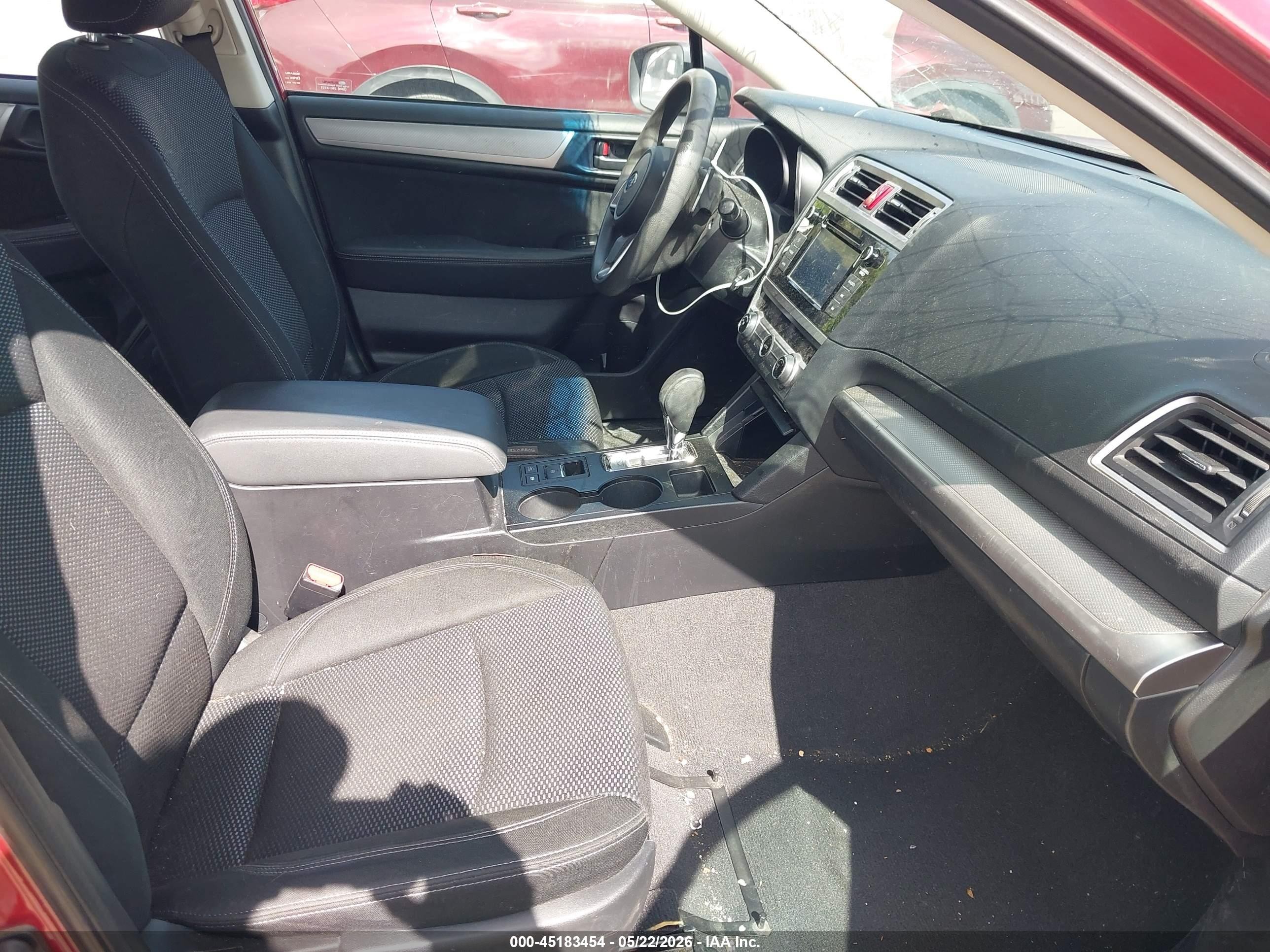 2019 Subaru Outback 2.5i Red vin: 4S4BSABC3K3389357