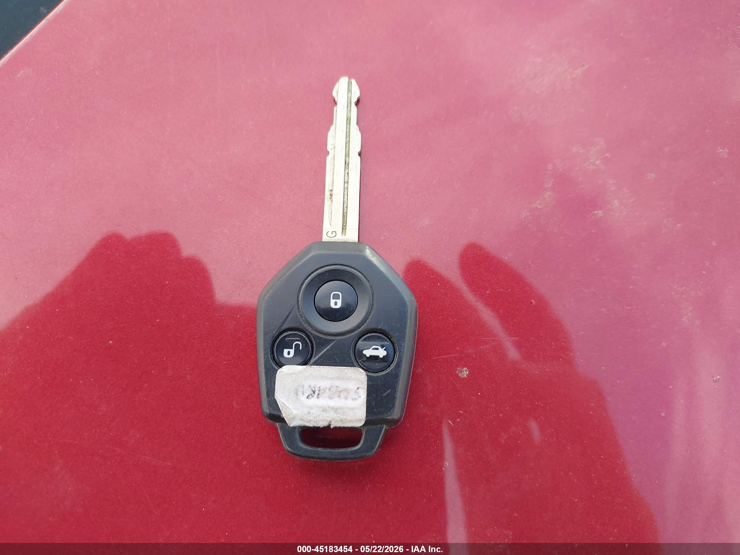 2019 Subaru Outback 2.5i Red vin: 4S4BSABC3K3389357