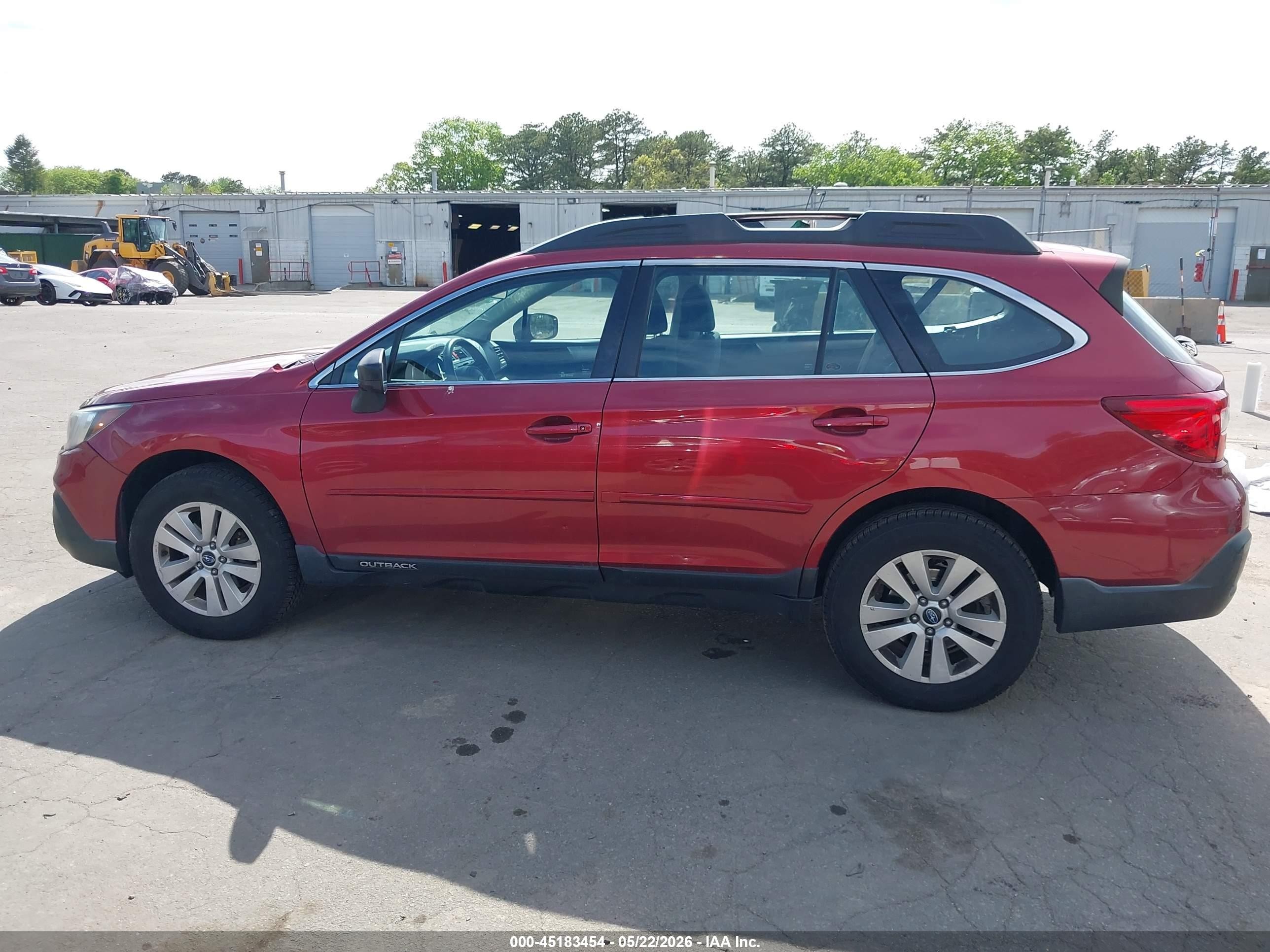 2019 Subaru Outback 2.5i Red vin: 4S4BSABC3K3389357