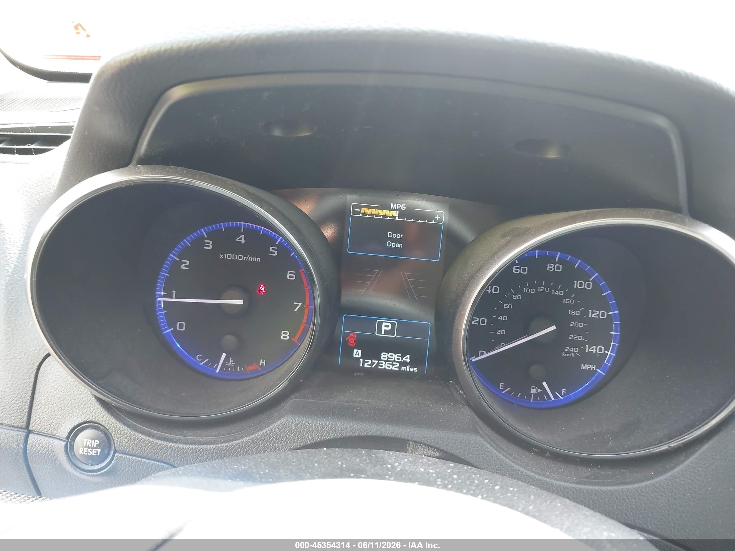 2019 Subaru Outback 2.5i Black vin: 4S4BSABC9K3322262