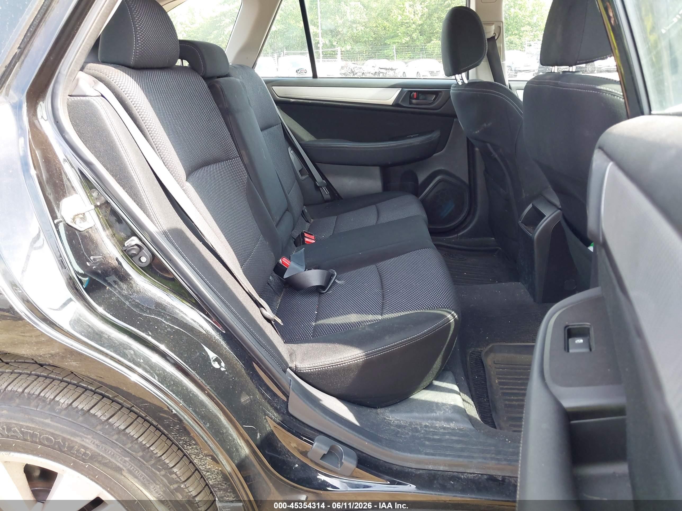2019 Subaru Outback 2.5i Black vin: 4S4BSABC9K3322262