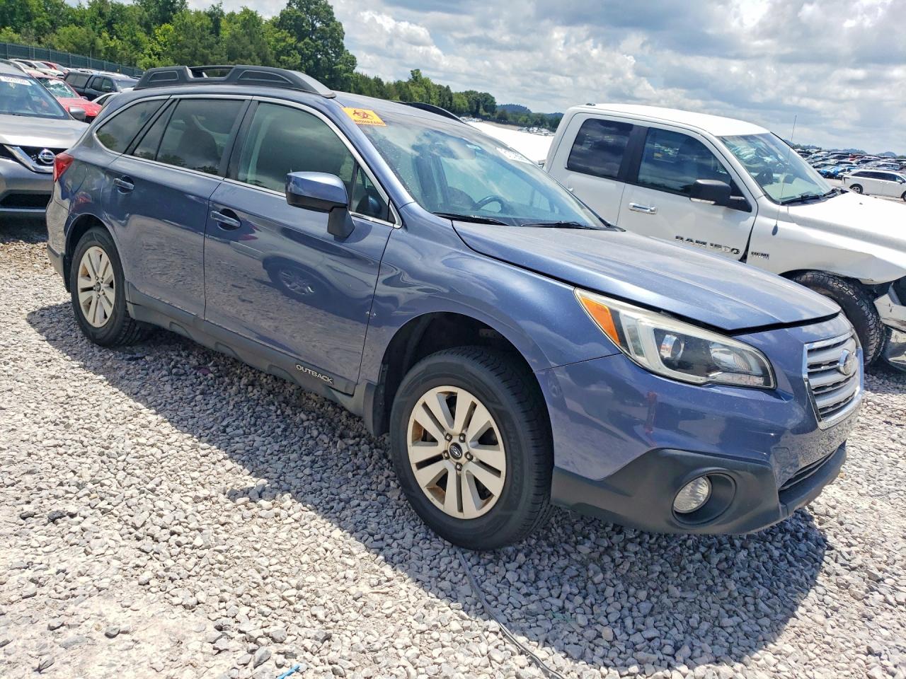 2015 Subaru Outback 2.5i Premium Blue vin: 4S4BSACC0F3220613