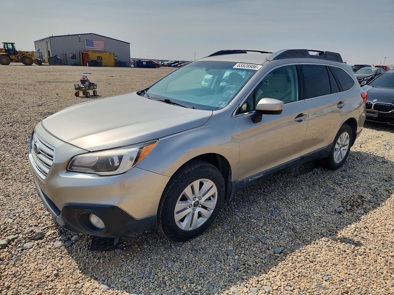 2015 Subaru Outback 2.5i Premium Silver vin: 4S4BSACC0F3266832