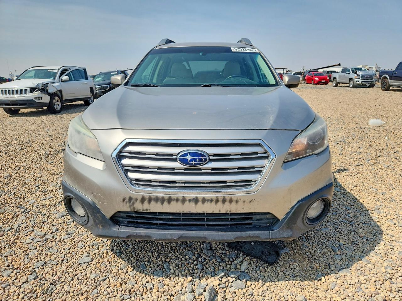 2015 Subaru Outback 2.5i Premium Silver vin: 4S4BSACC0F3266832