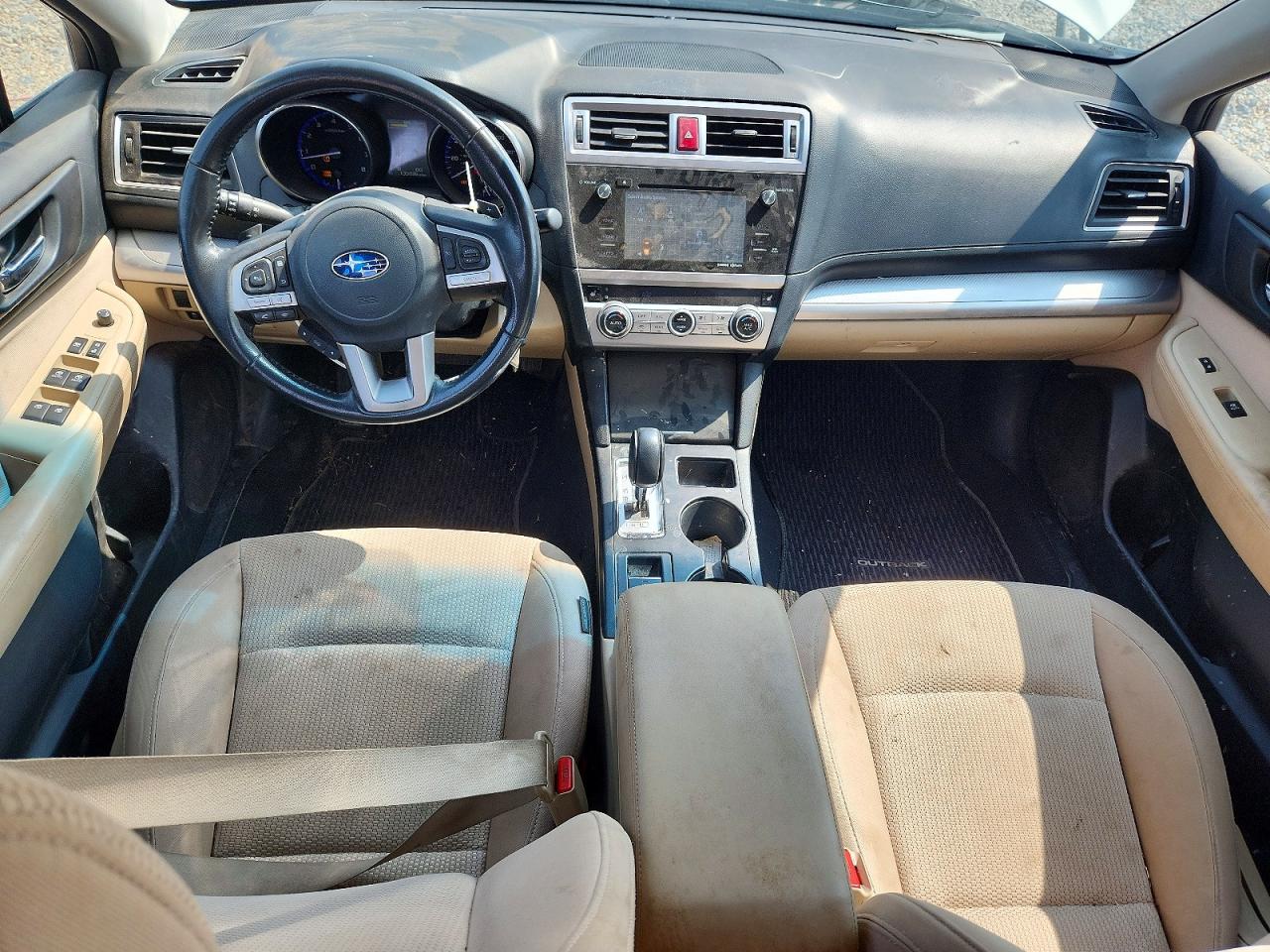 2015 Subaru Outback 2.5i Premium Silver vin: 4S4BSACC0F3266832