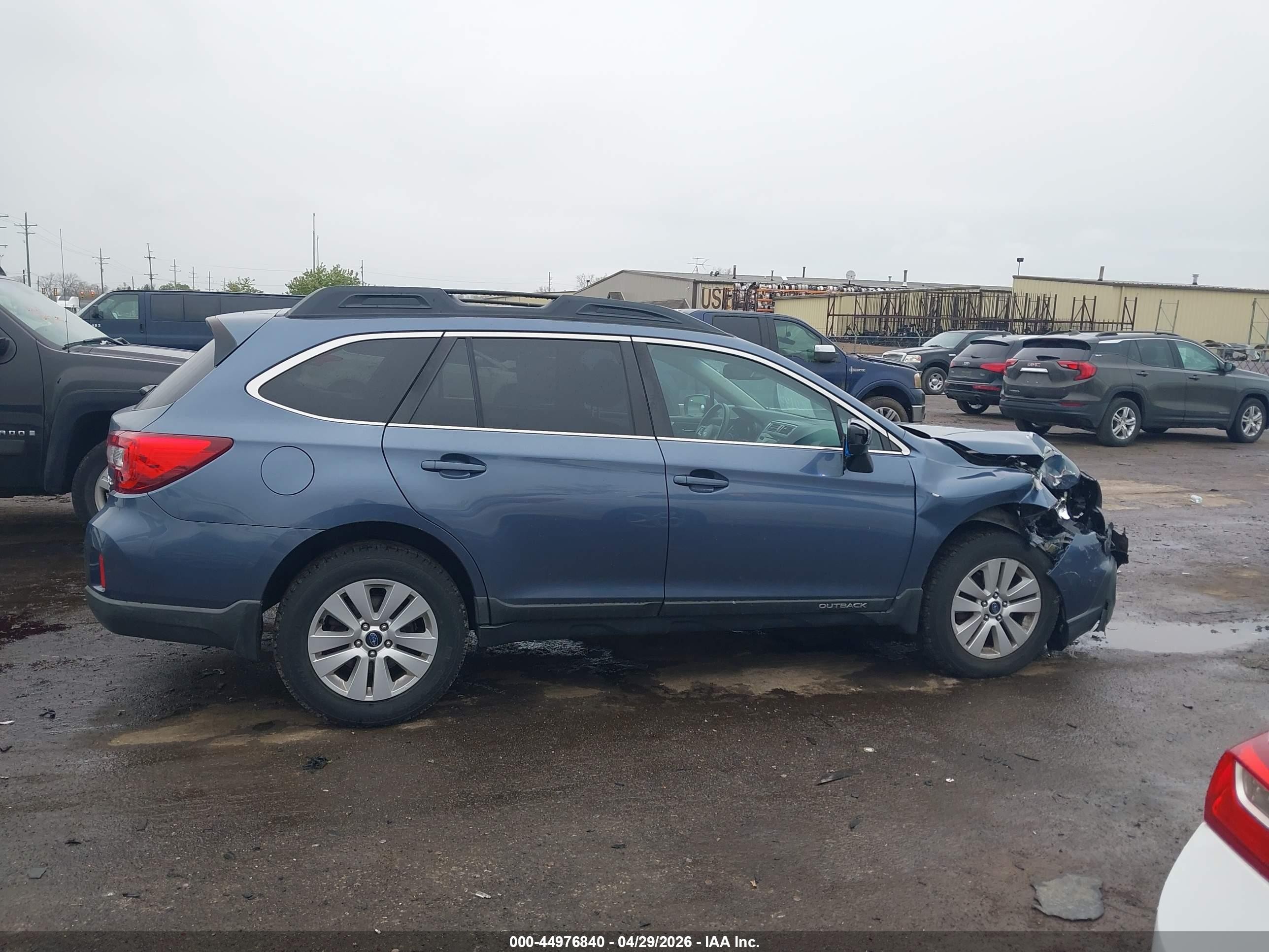 2015 Subaru Outback 2.5i Premium Blue vin: 4S4BSACC1F3260912