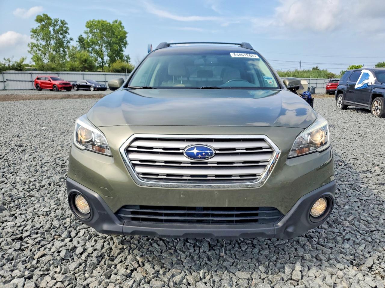 2015 Subaru Outback 2.5i Premium Green vin: 4S4BSACC1F3272428
