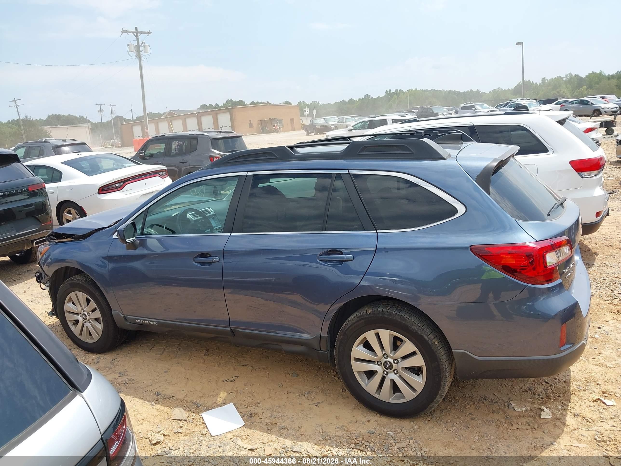 2017 Subaru Outback 2.5i Premium Light Blue vin: 4S4BSACC1H3363699