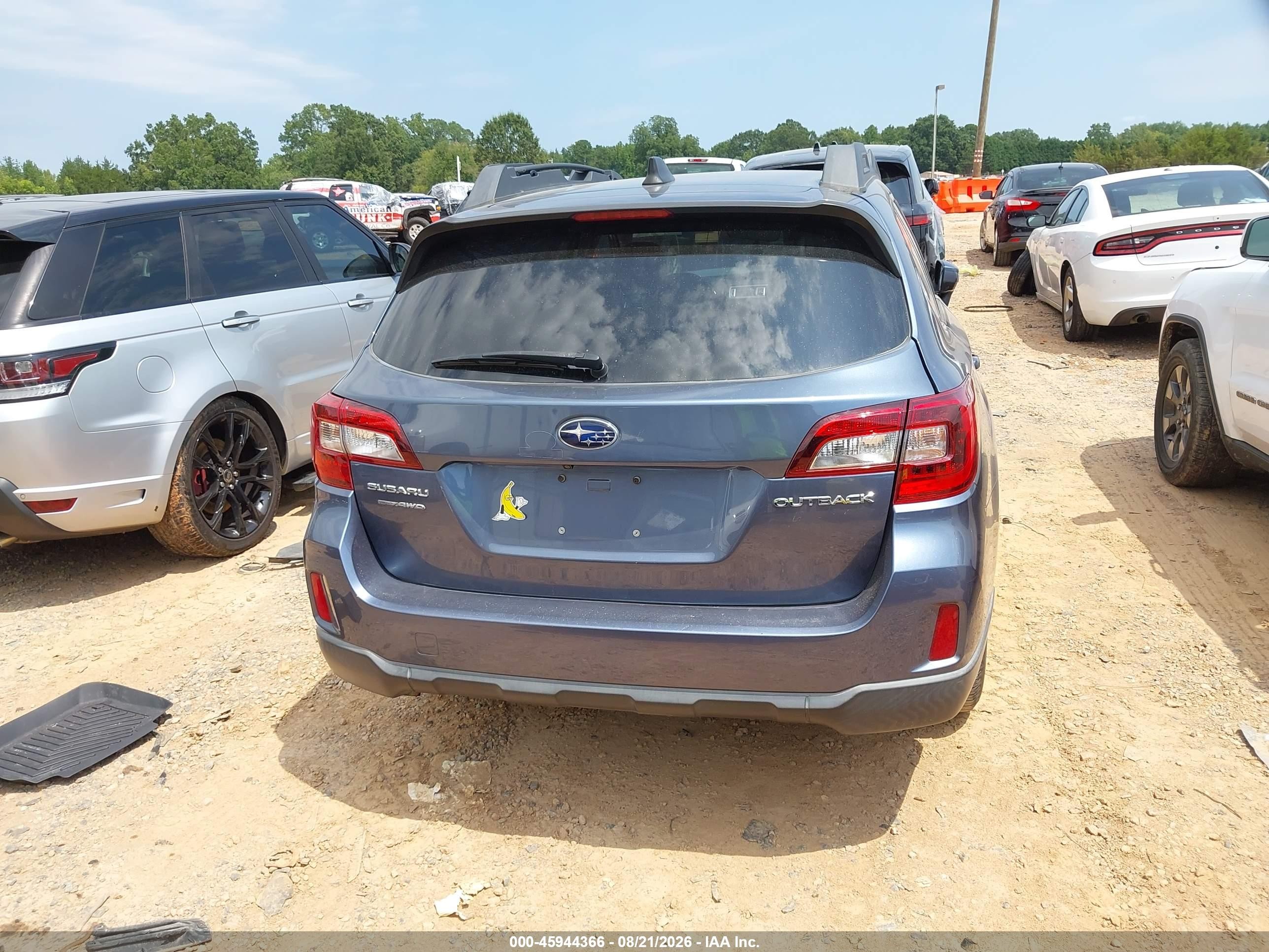 2017 Subaru Outback 2.5i Premium Light Blue vin: 4S4BSACC1H3363699