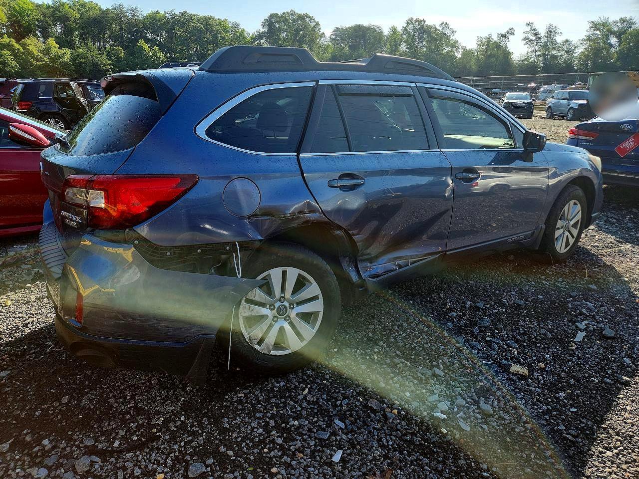 2015 Subaru Outback 2.5i Premium Blue vin: 4S4BSACC2F3222363