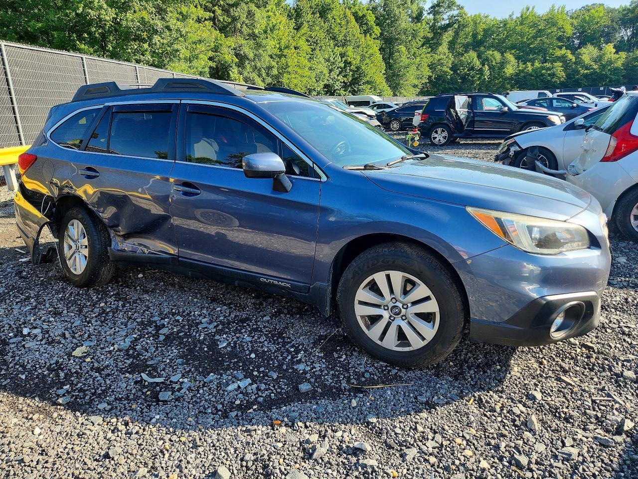 2015 Subaru Outback 2.5i Premium Blue vin: 4S4BSACC2F3222363