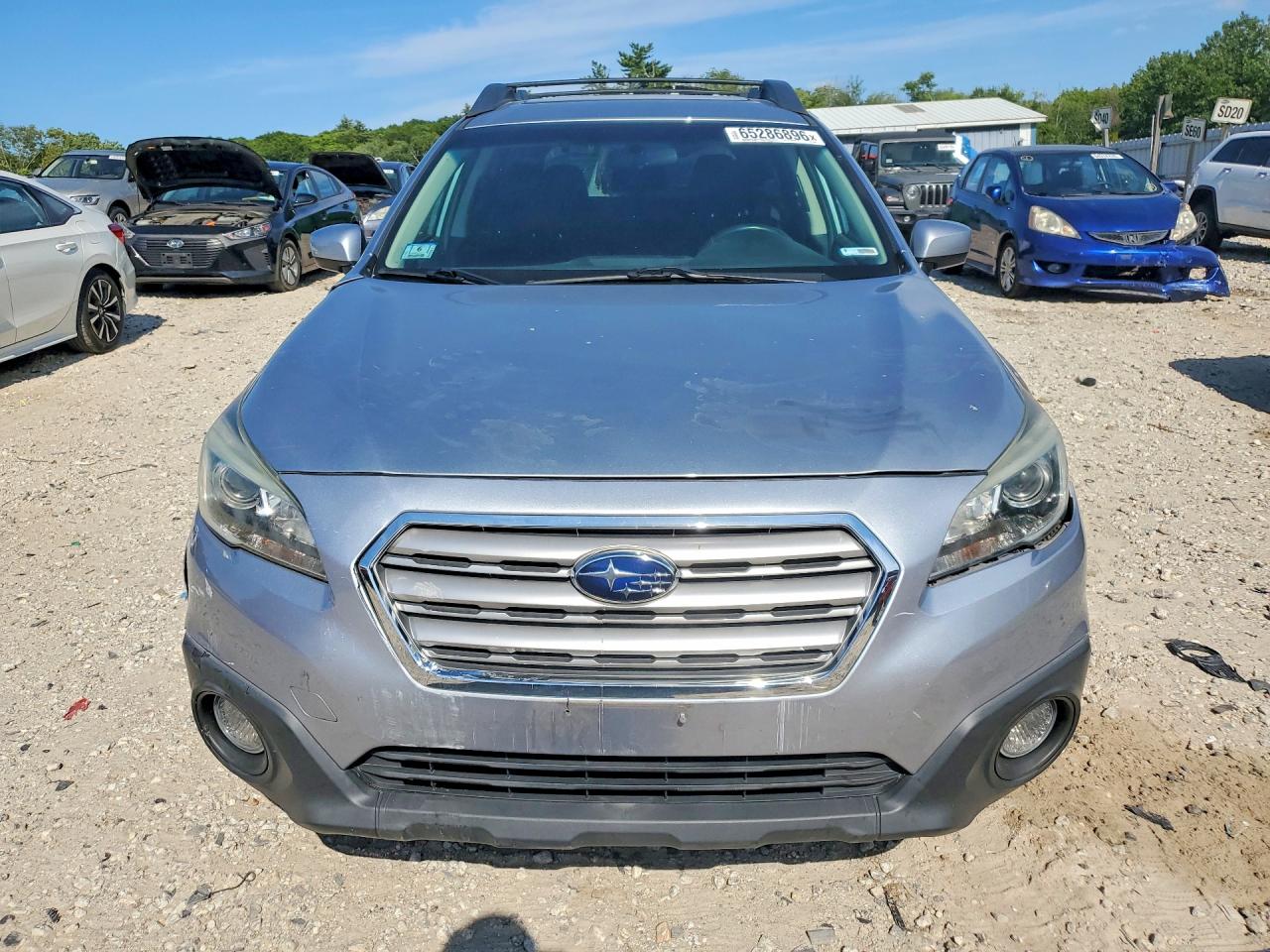 2015 Subaru Outback 2.5i Premium Silver vin: 4S4BSACC2F3232973