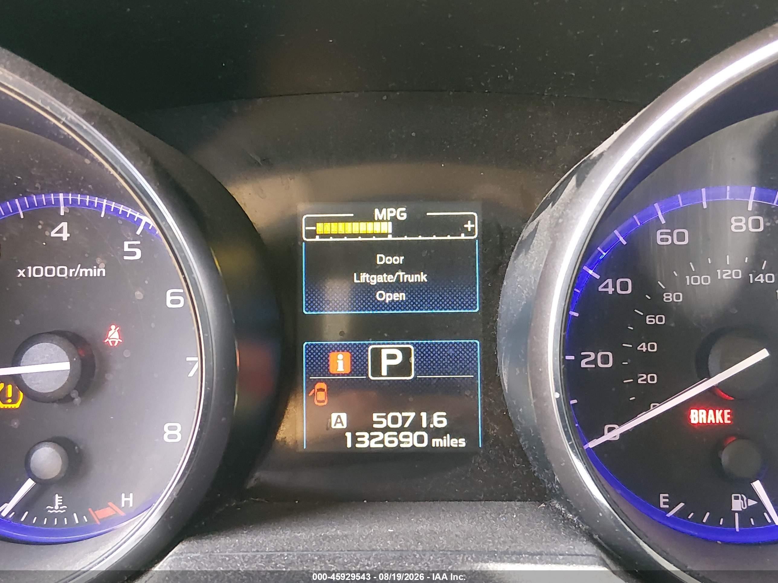 2015 Subaru Outback 2.5i Premium Blue vin: 4S4BSACC2F3238885