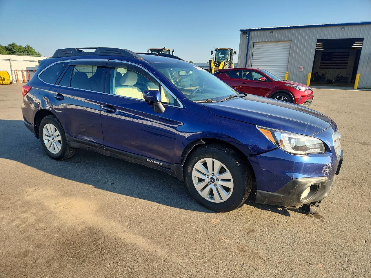 2015 Subaru Outback 2.5i Premium Blue vin: 4S4BSACC2F3265746
