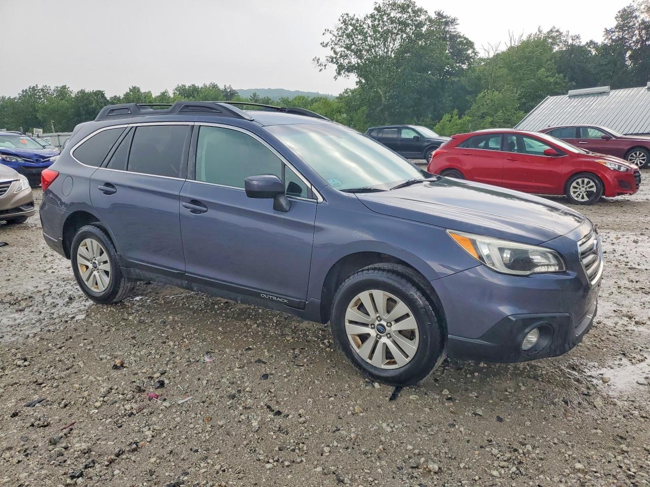 2015 Subaru Outback 2.5i Premium Gray vin: 4S4BSACC2F3289805