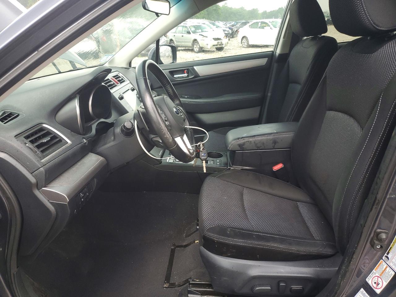 2015 Subaru Outback 2.5i Premium Gray vin: 4S4BSACC2F3289805