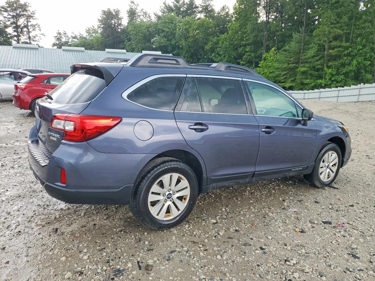 2015 Subaru Outback 2.5i Premium Gray vin: 4S4BSACC2F3289805
