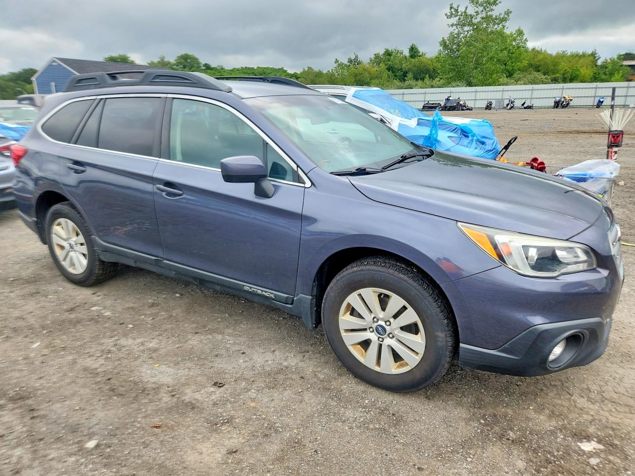 2015 Subaru Outback 2.5i Premium Gray vin: 4S4BSACC3F3219746