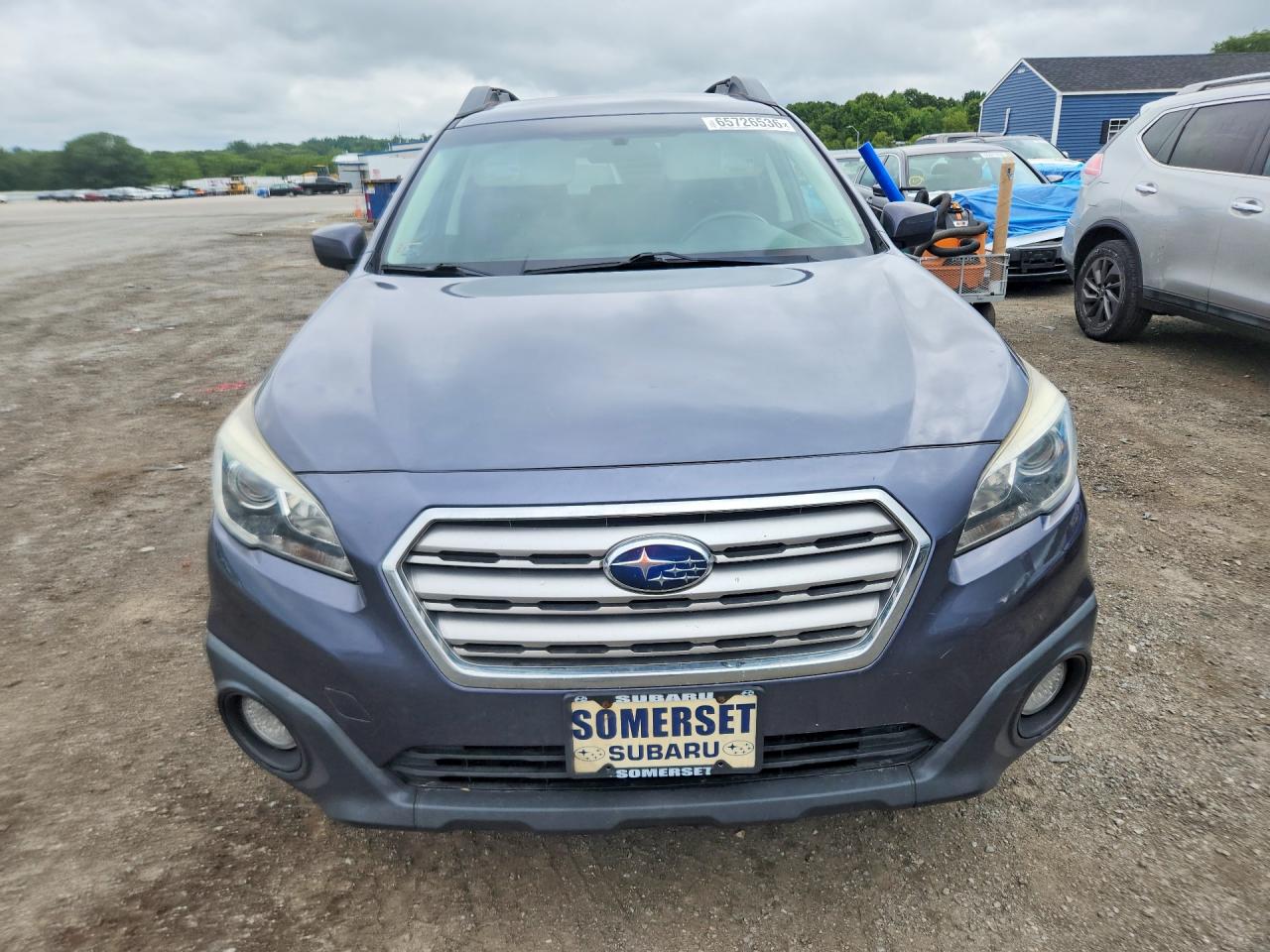 2015 Subaru Outback 2.5i Premium Gray vin: 4S4BSACC3F3219746
