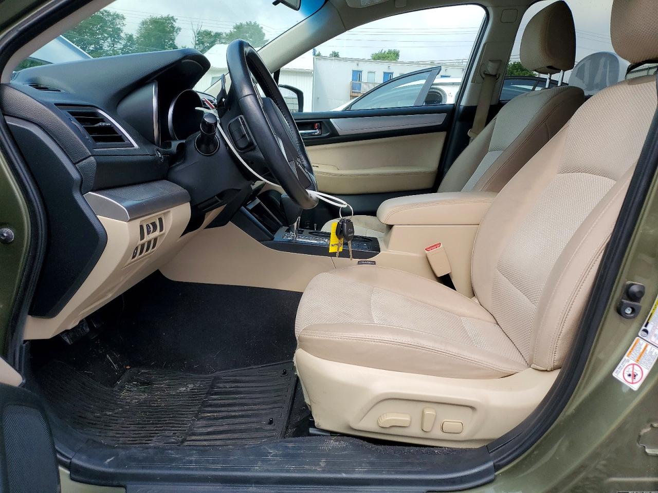 2015 Subaru Outback 2.5i Premium Green vin: 4S4BSACC3F3317787