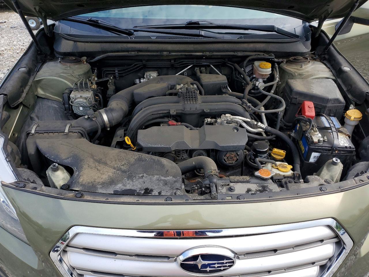 2015 Subaru Outback 2.5i Premium Green vin: 4S4BSACC3F3317787