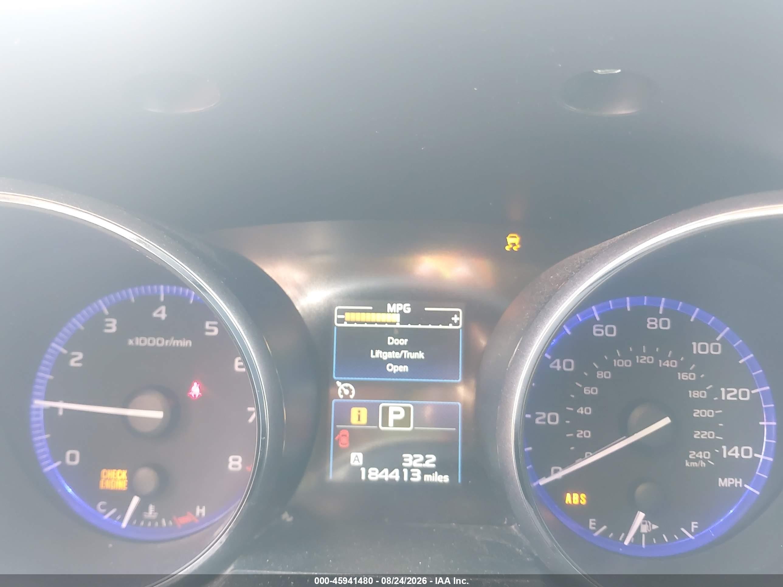2015 Subaru Outback 2.5i Premium Серебряный vin: 4S4BSACC4F3237074