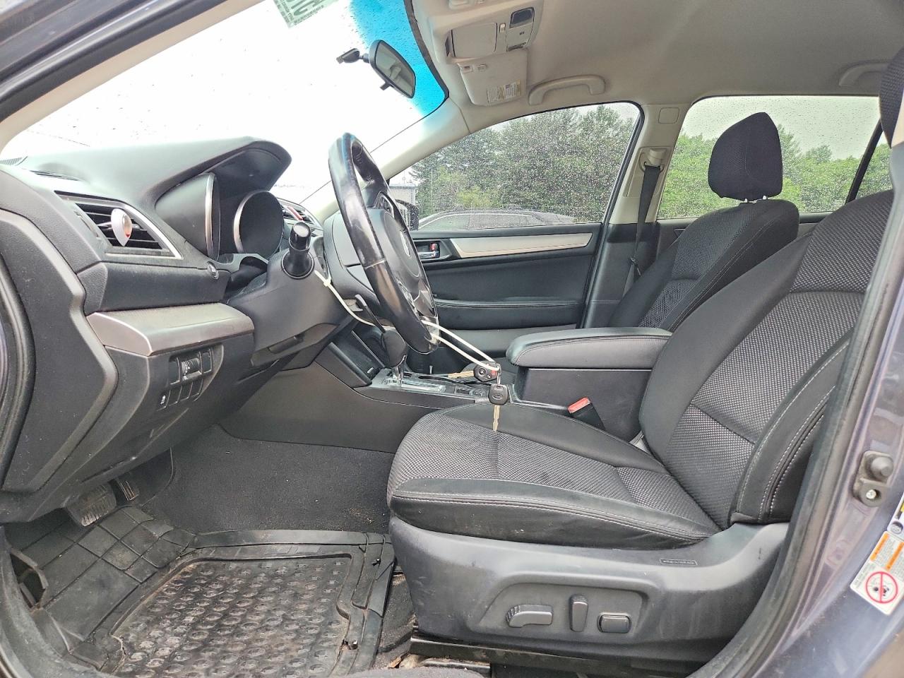 2015 Subaru Outback 2.5i Premium Gray vin: 4S4BSACC4F3289191