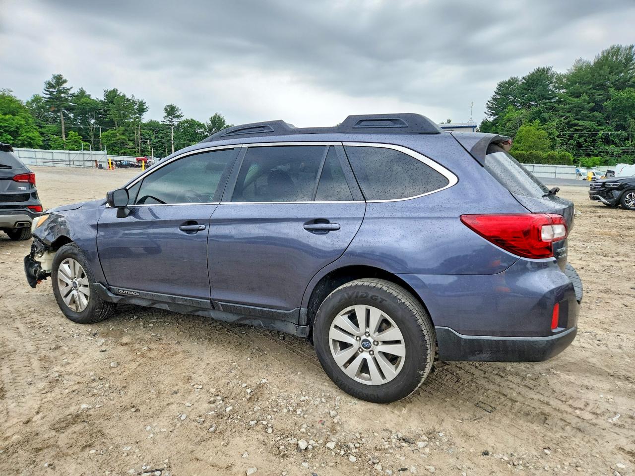 2015 Subaru Outback 2.5i Premium Gray vin: 4S4BSACC4F3289191
