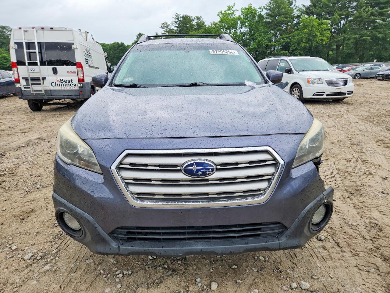 2015 Subaru Outback 2.5i Premium Gray vin: 4S4BSACC4F3289191
