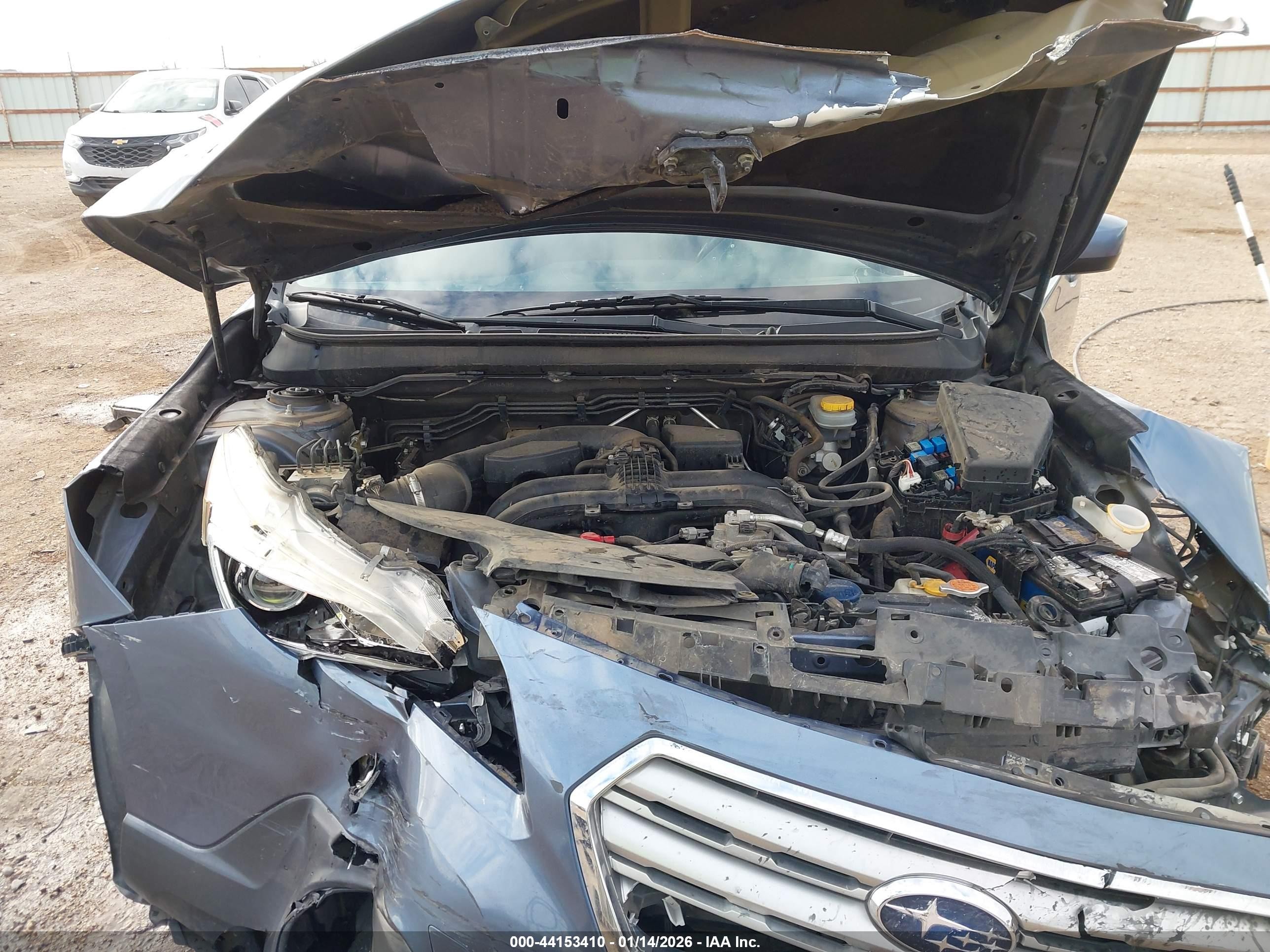 2015 Subaru Outback 2.5i Premium Blue vin: 4S4BSACC4F3348384