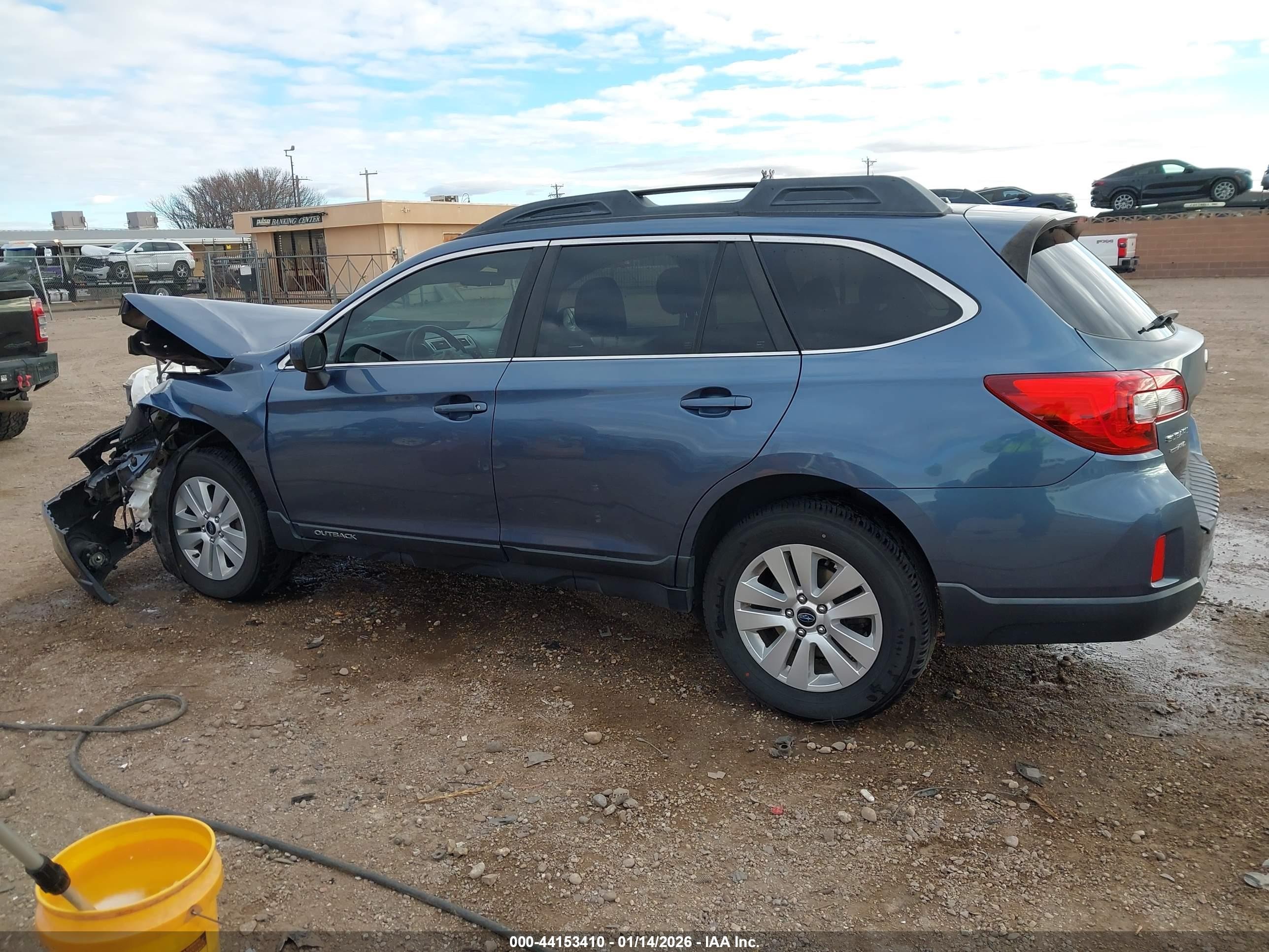 2015 Subaru Outback 2.5i Premium Blue vin: 4S4BSACC4F3348384