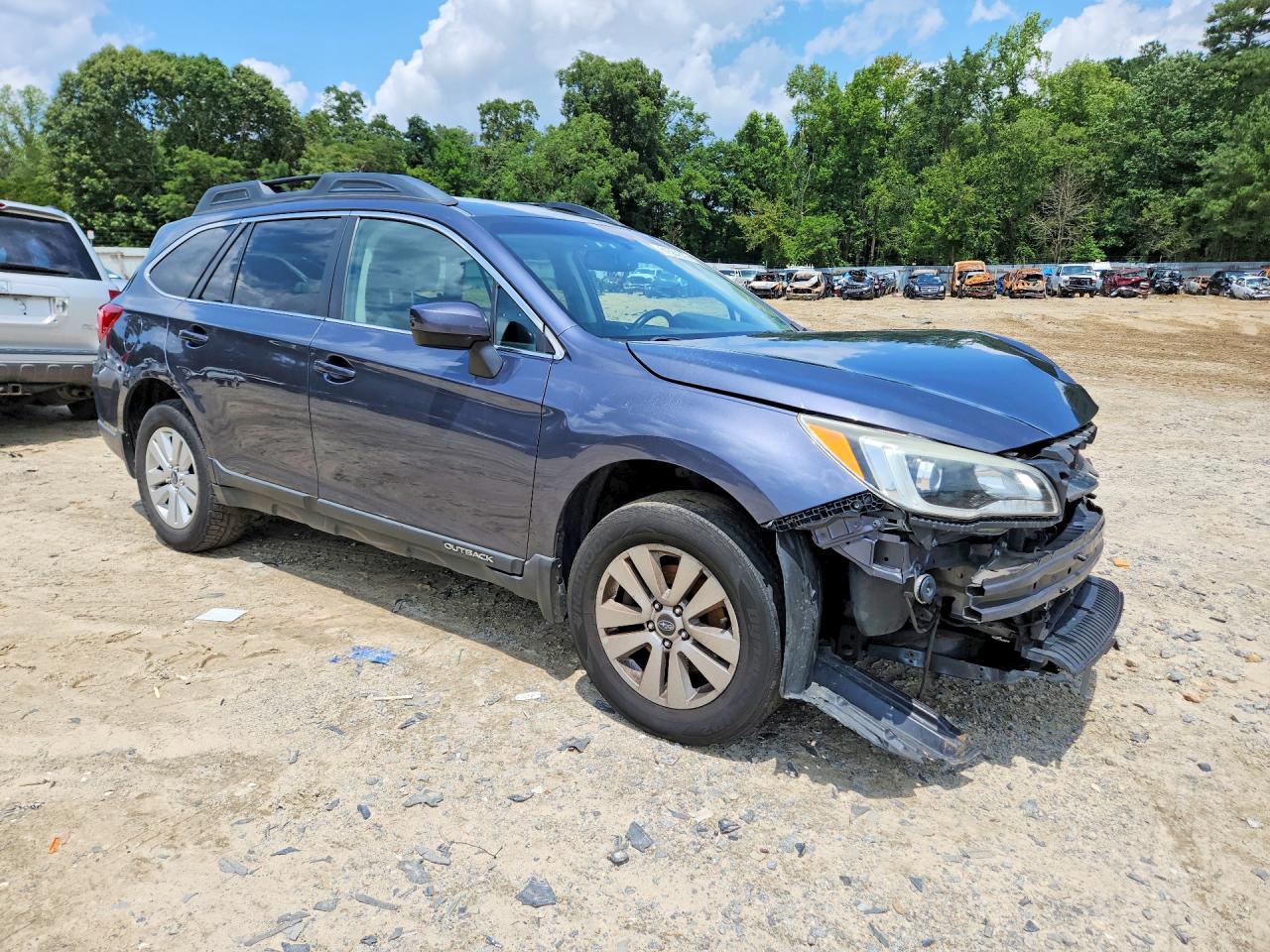 2015 Subaru Outback 2.5i Premium Серый vin: 4S4BSACC5F3218212