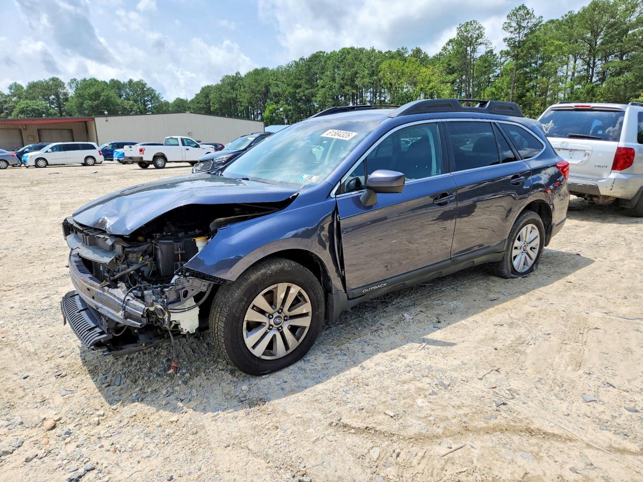 2015 Subaru Outback 2.5i Premium Серый vin: 4S4BSACC5F3218212