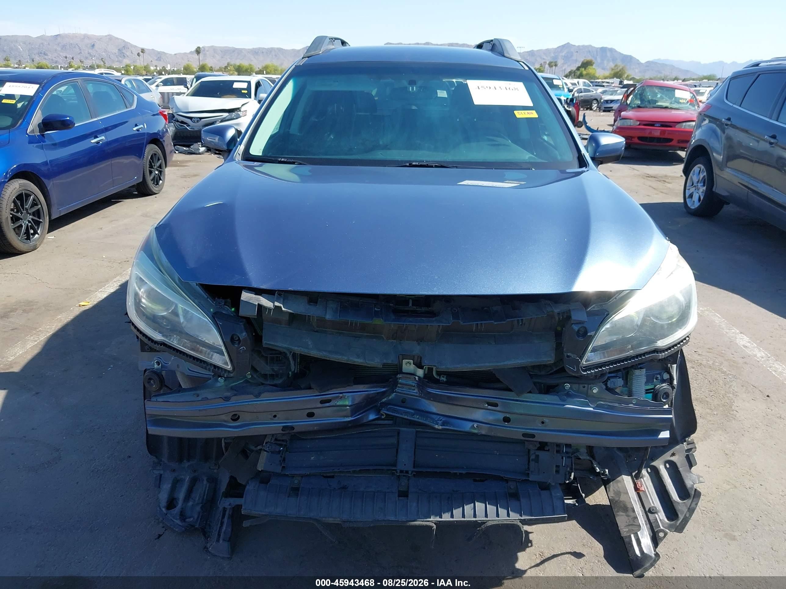 2015 Subaru Outback 2.5i Premium Синий vin: 4S4BSACC5F3311277